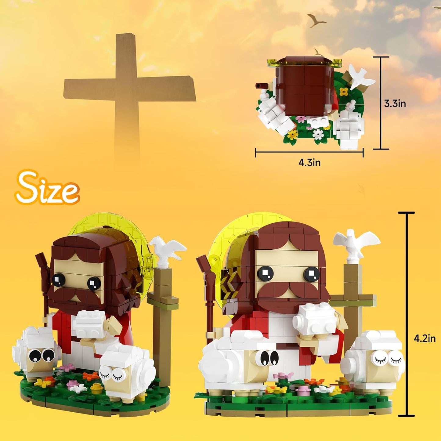 Jesus Shepherd Building Blocks